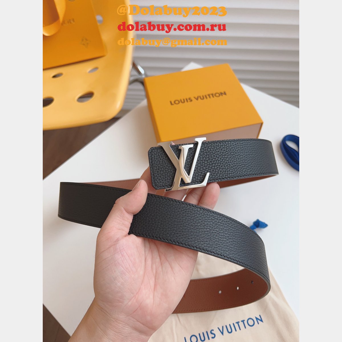 Buy Replicas Louis Vuitton AAA+ Belts Outlet 40mm Dolabuy