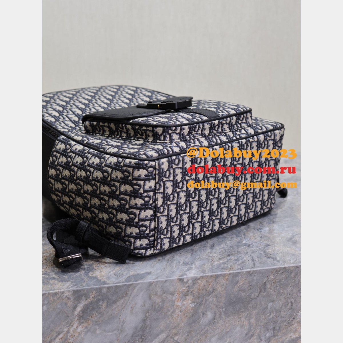 Best Replica Dior Saddle Zip Backpack