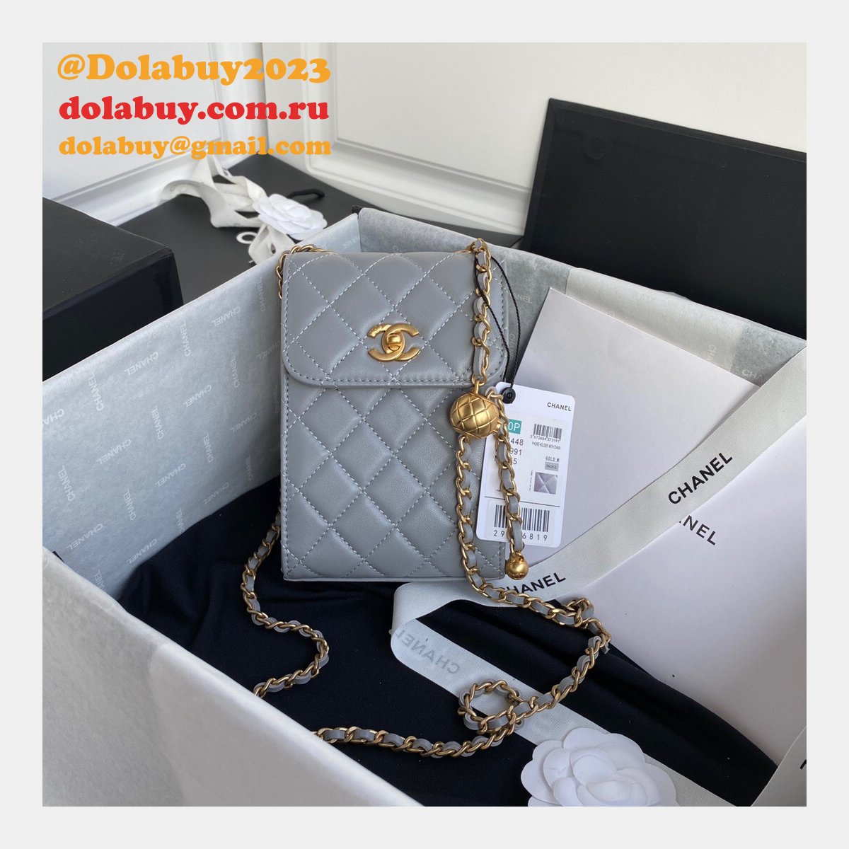 Knockoff CC Shoulder For Phone Small Leather Bag