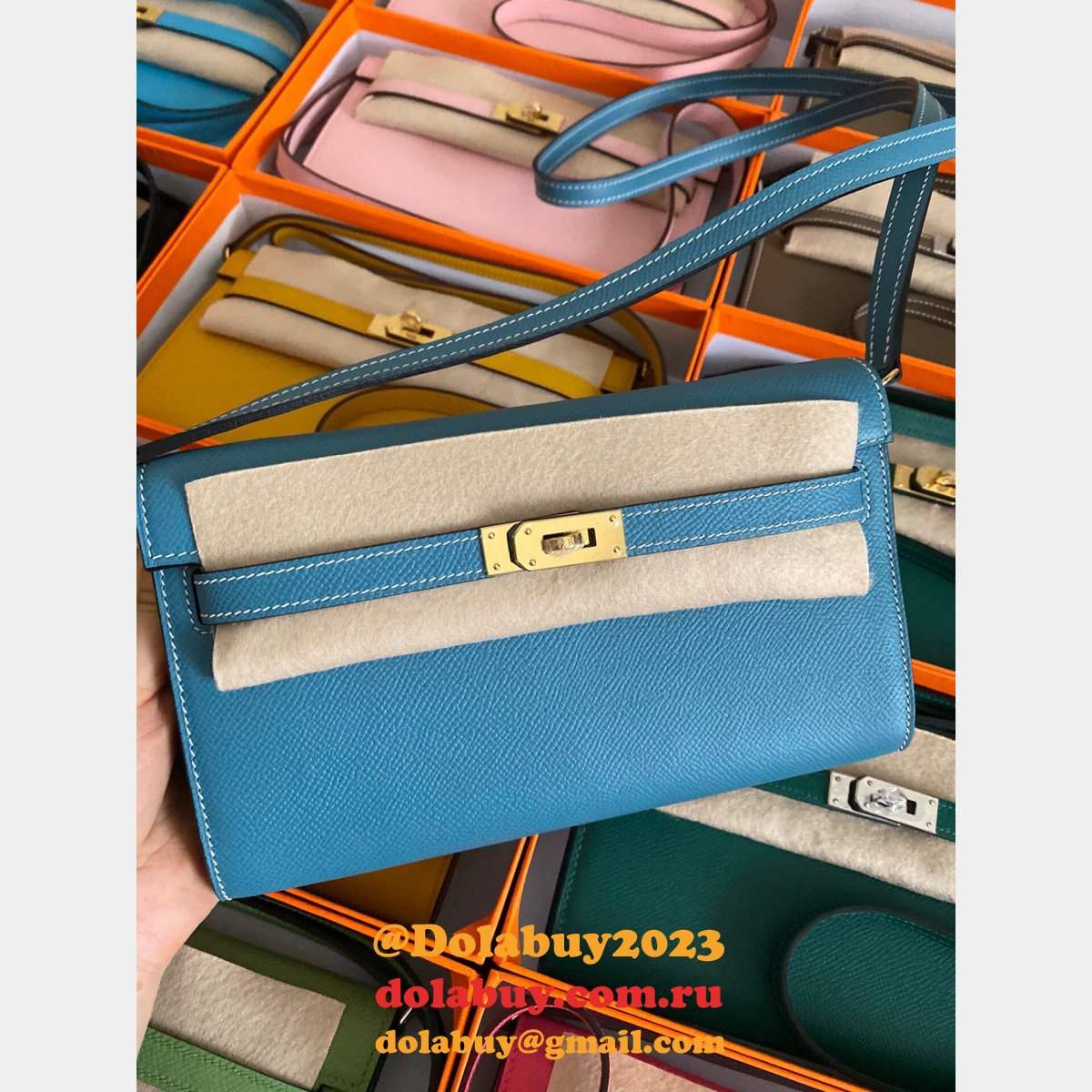 Luxury KELLY WOC CUSTOMIZE BAG Top Quality