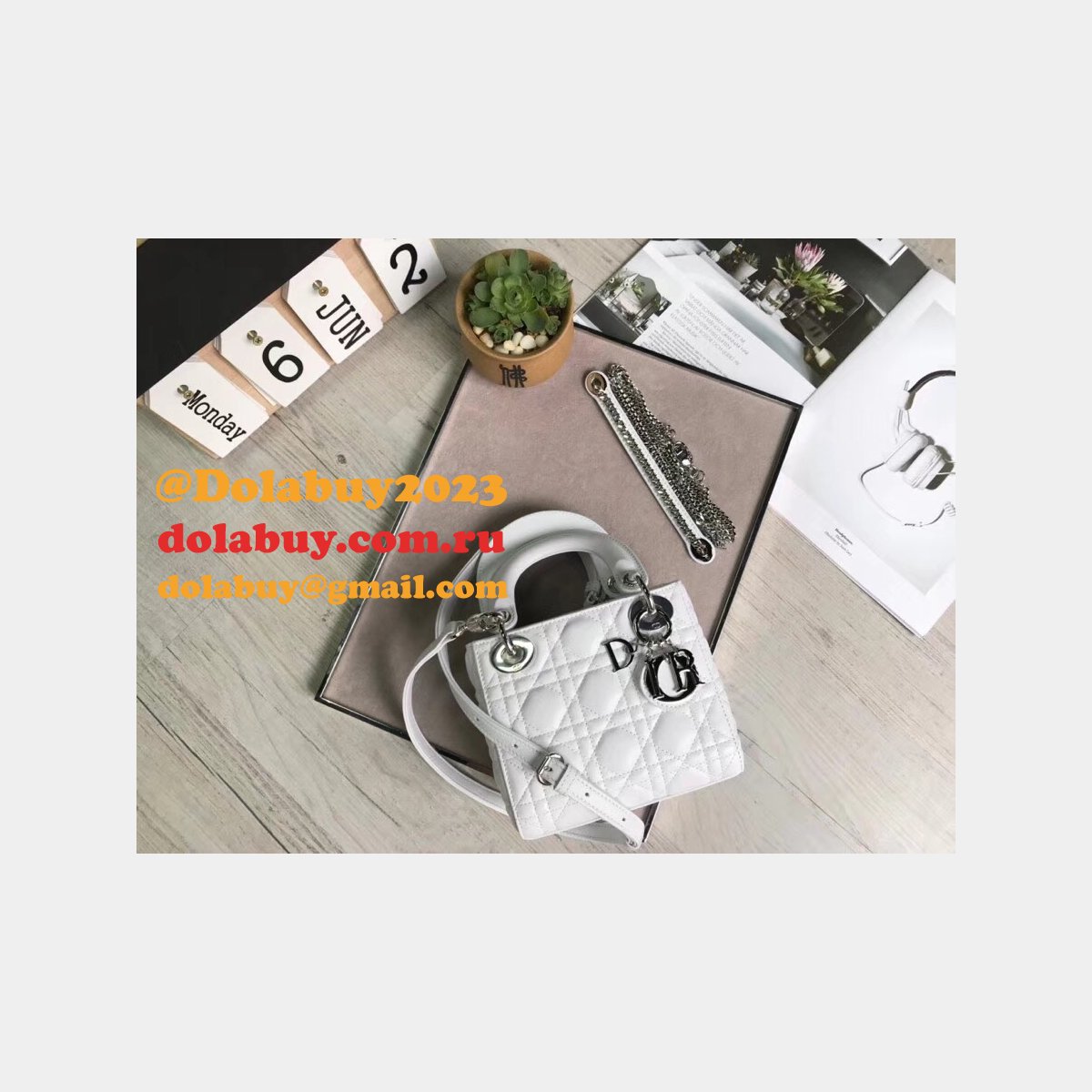 AAA+ Christian Lady Dior Handbags Online Purchase MINI 17CM