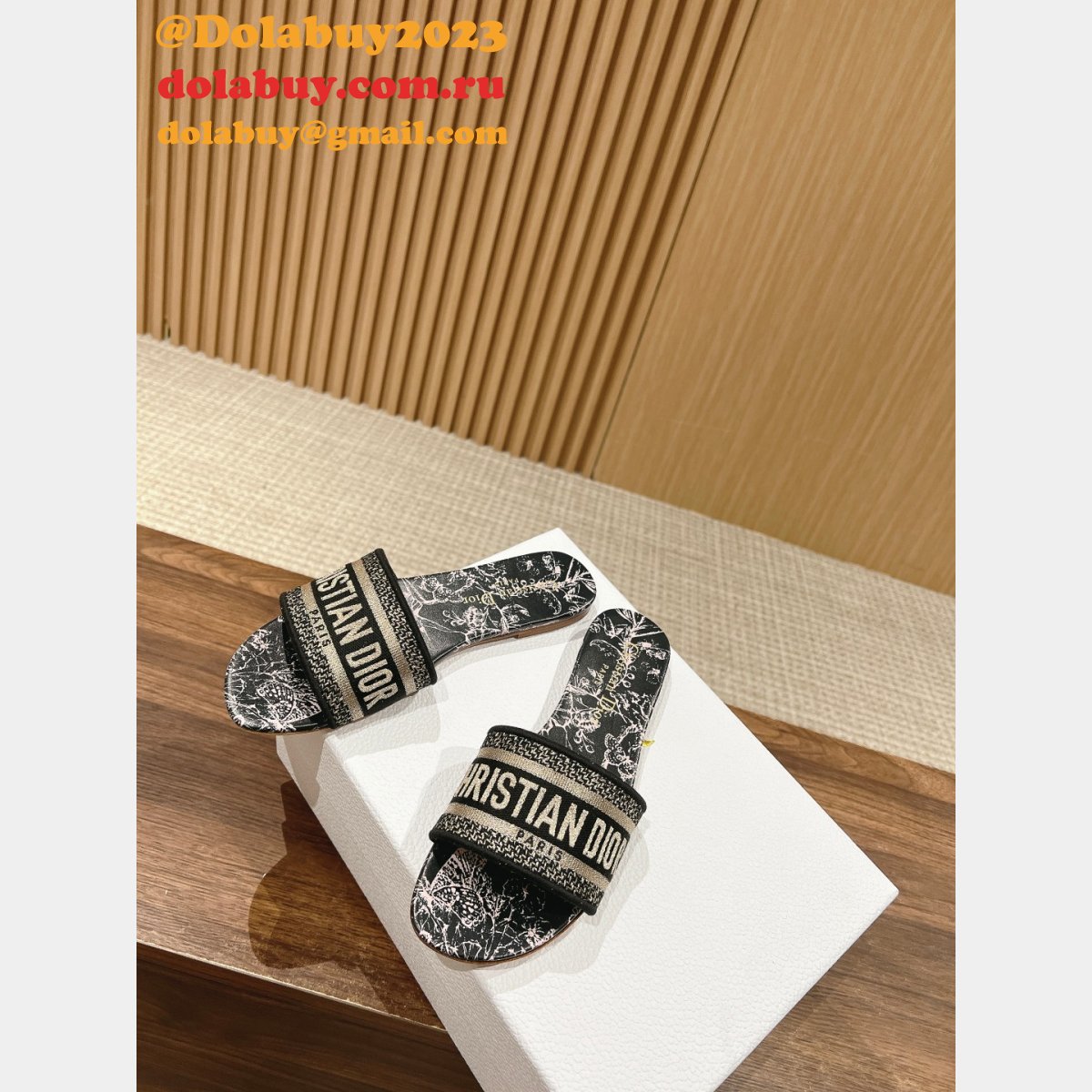 7 Star Top Quality Wholesale DIOR DWAY SLIDE