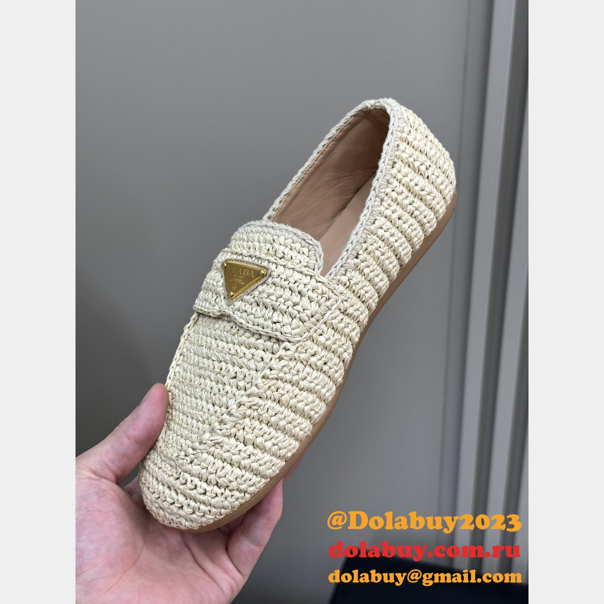 Top Quality Prada Crochet loafers Wholesale