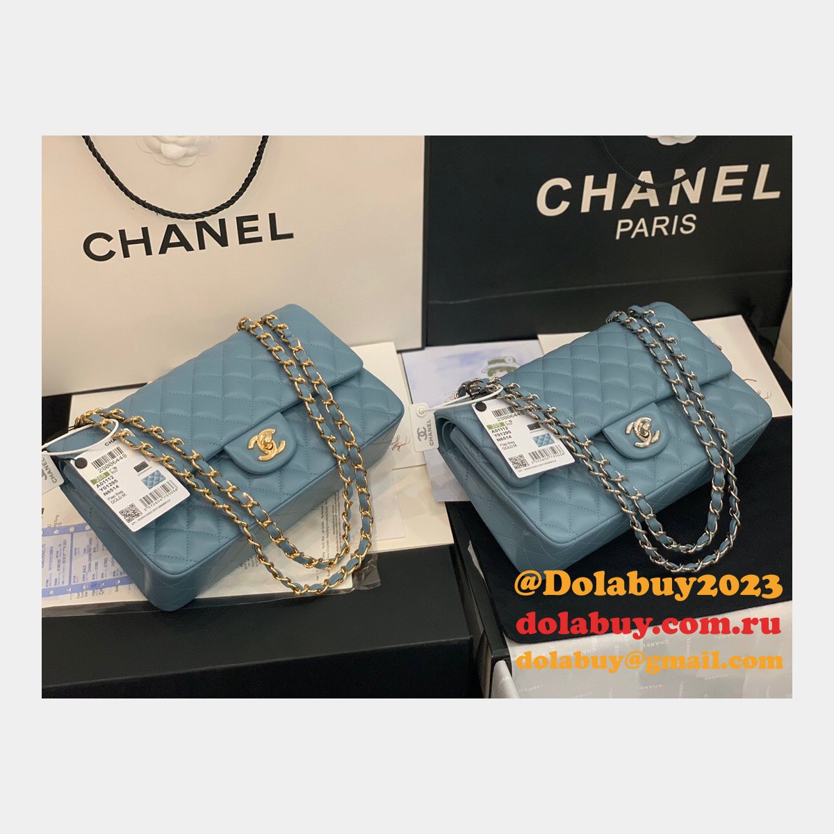 Wholesale Best Replica Lambskin CF1112 25CM Handbags Online China Sale
