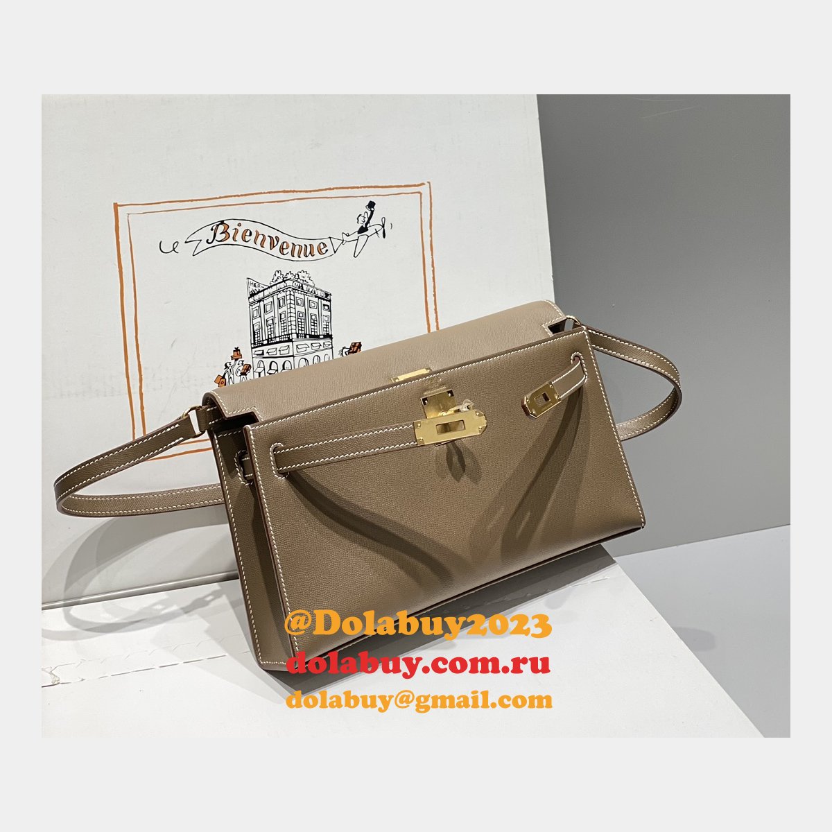 Luxury hermes kelly elan Customized Madame BAG
