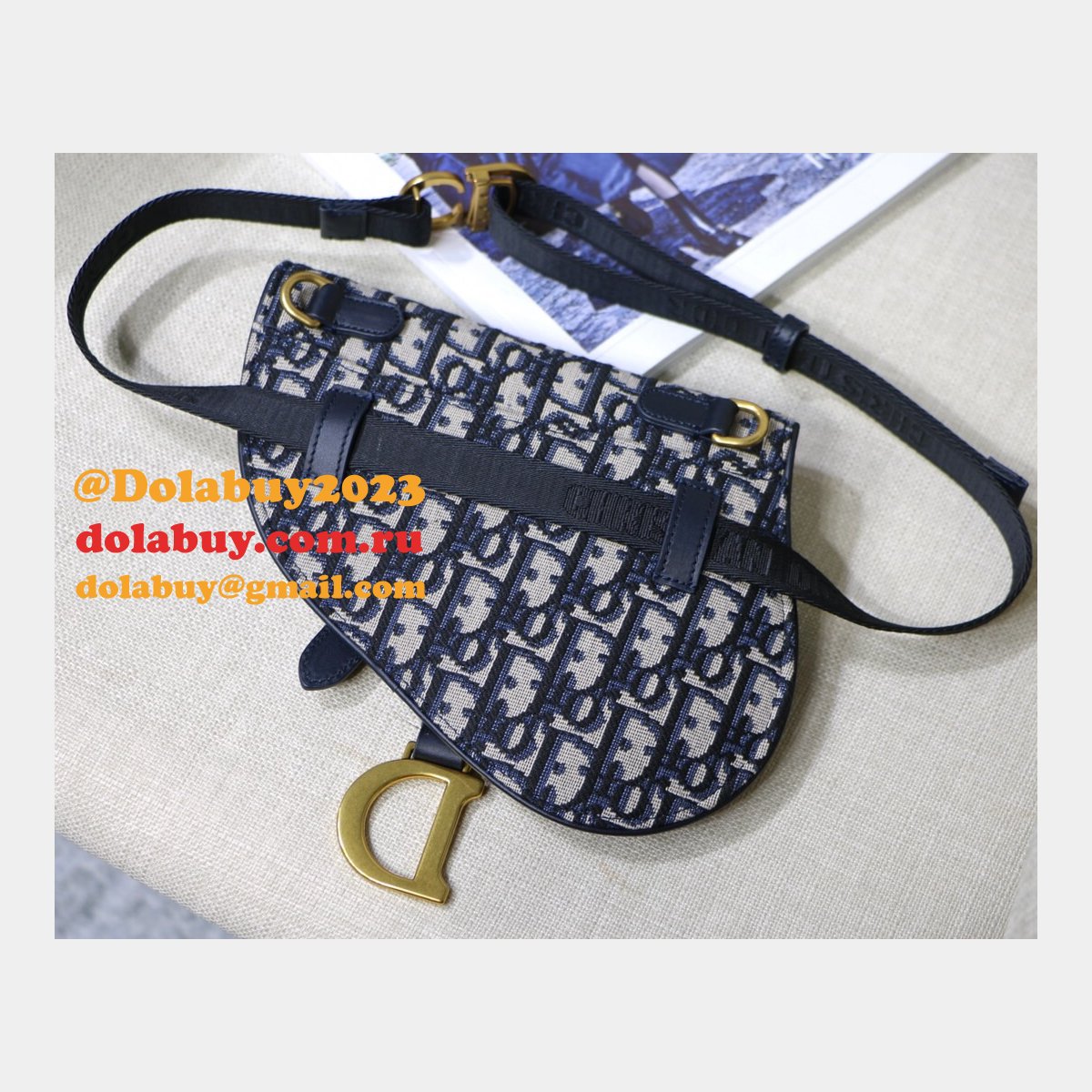 High Quality Dior Replica Saddle Belt bags