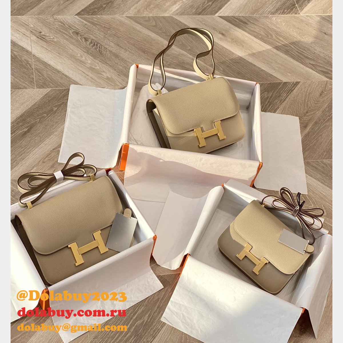News Best Replica Hermes Mirror Single Compartment 23CM Epsom Bags