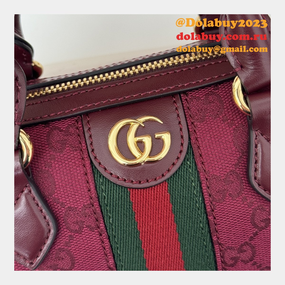 G*u*i knockoff 781490 ophidia super ebony supreme bag