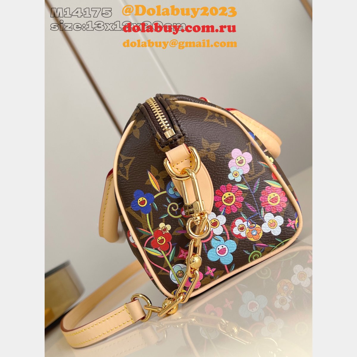 Louis Vuitton M14175 LV x TM Speedy Bandoulière 20 Monogram Lcons Bag