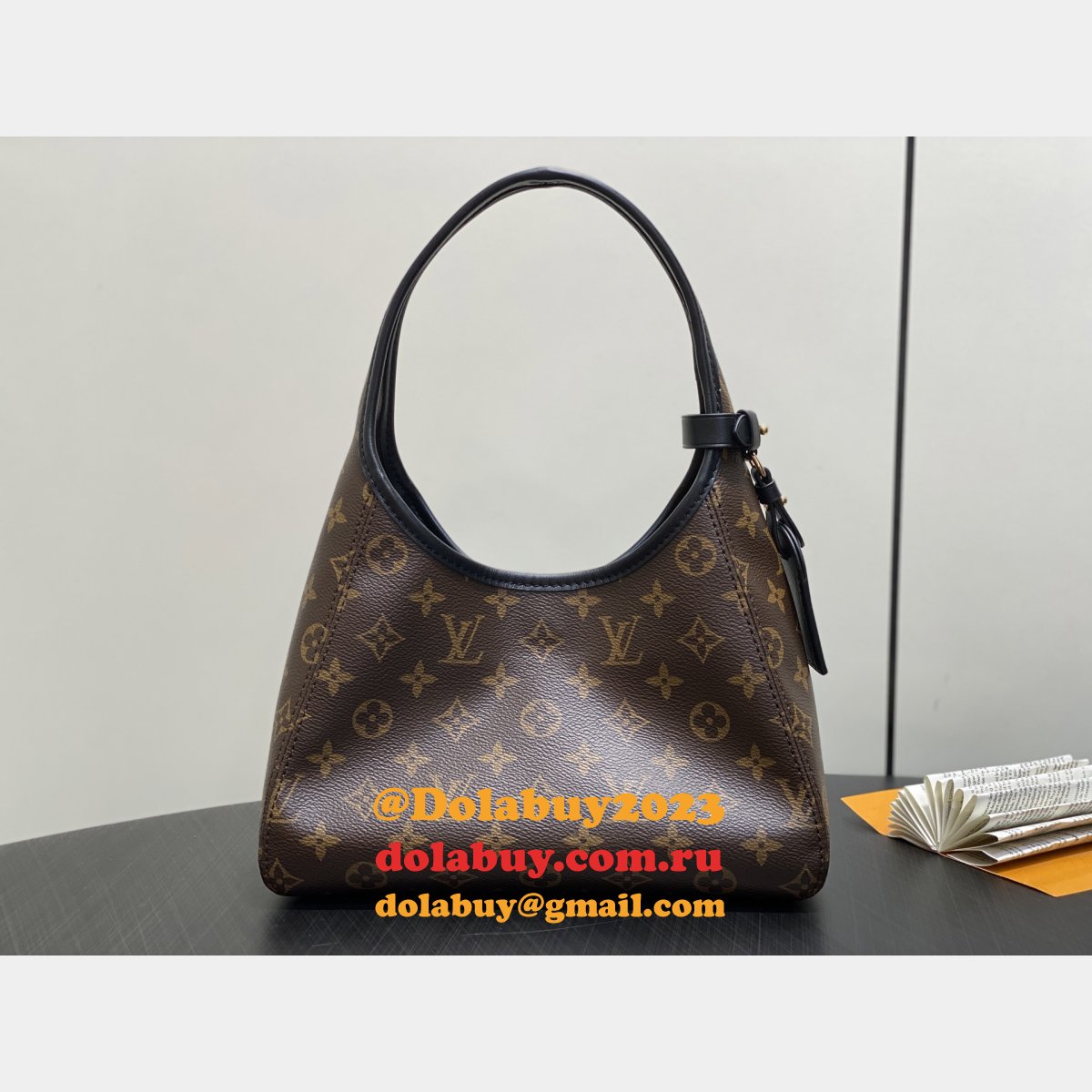 Louis Vuitton Replica M12940 The Drop PM Monogram Canvas Handbag