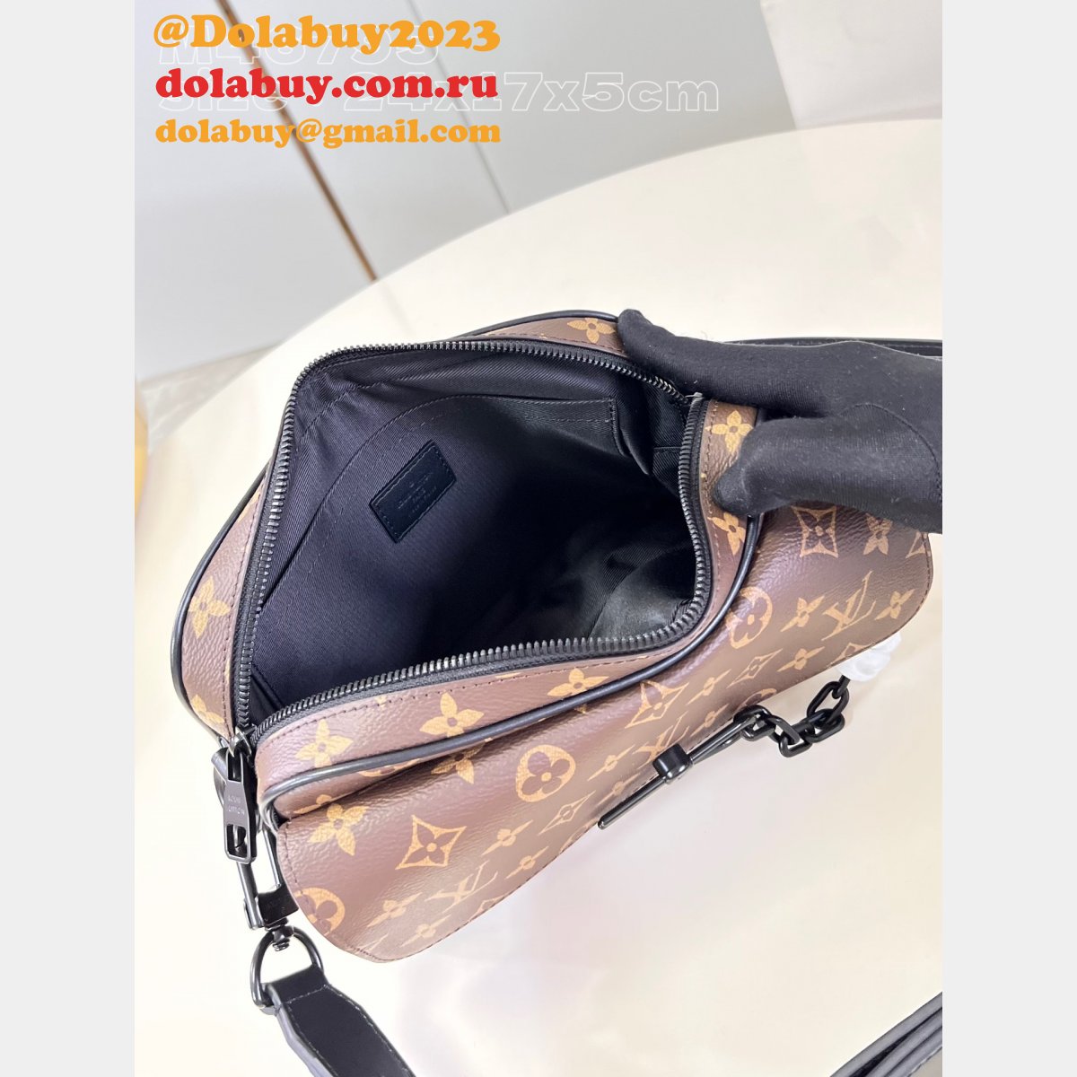Steamer Messenger Louis Vuitton Knockoff Eclipse M46795 Men