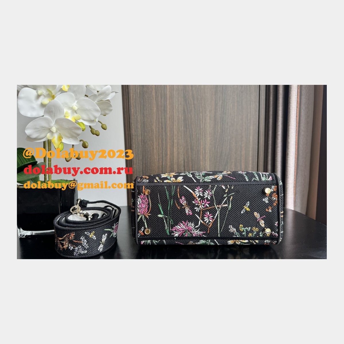 Perfect Christian Dior Lady Dior 24cm Duplicate Bags