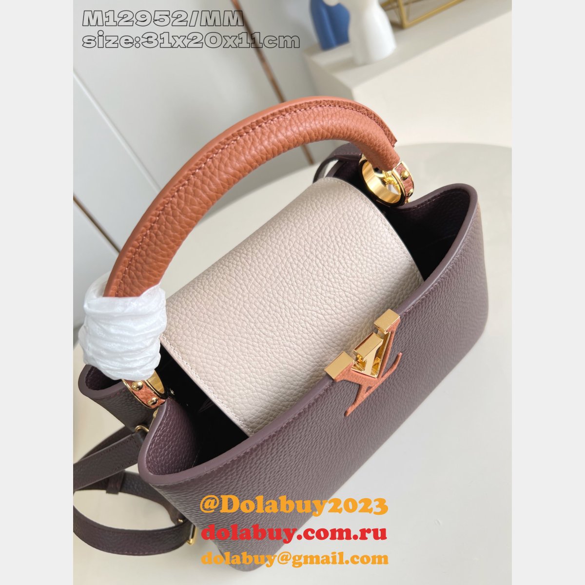 Louis Vuitton M12956/M12952 Capucines Replica Bag