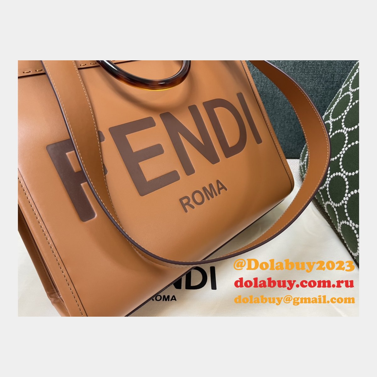 best knockoff F**di tote sunshine small handbag
