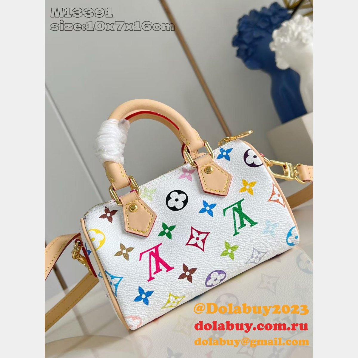 LV x TM Nano Speedy New 2025 M13391 Louis Vuitton Replica Bag