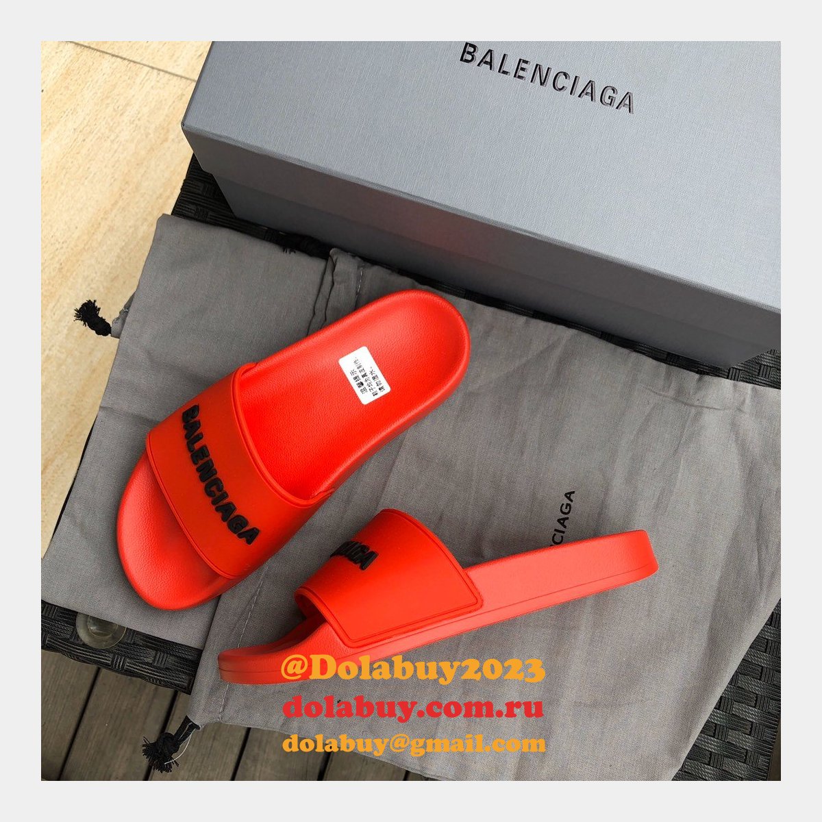 Replica Balenciaga 2020 Rubber Slippers