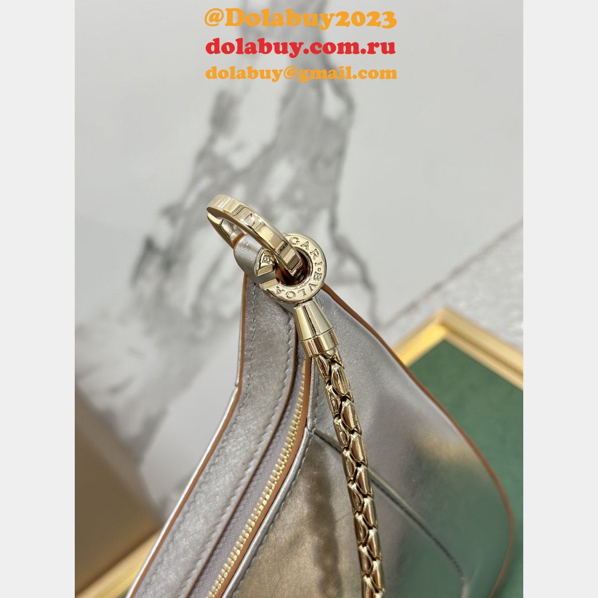 7 Star BVLGARI SERPENTI BAIA 293208 HOBO BAG