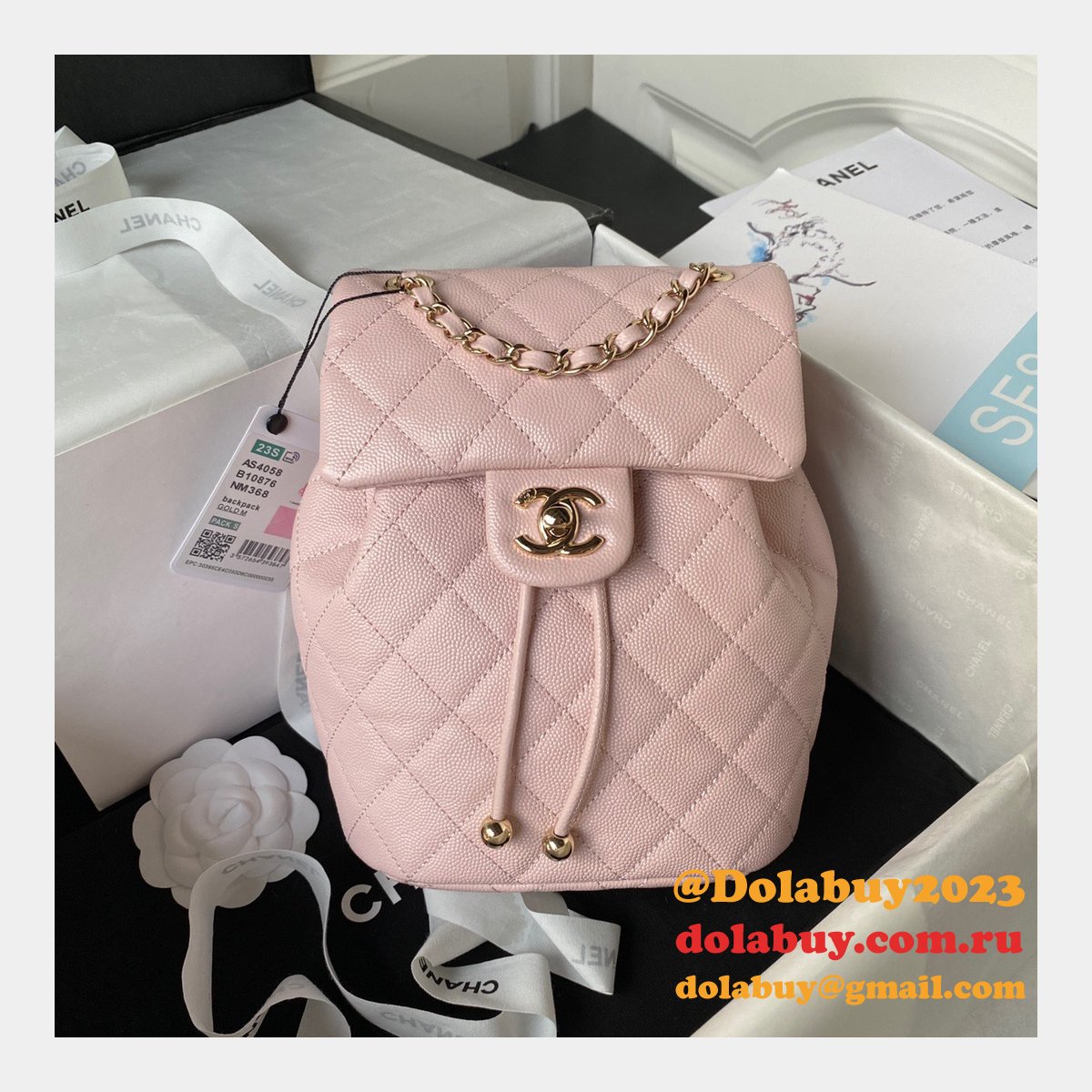 1:1 Luxury High Quality Replica Backpack AS4058 Bag 23cm