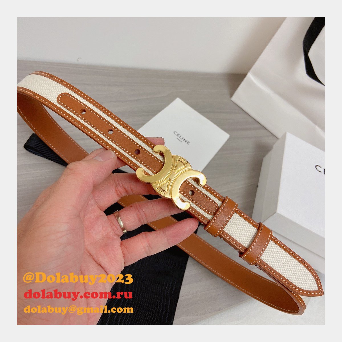 Shop Replica of Luxury Celine Belts