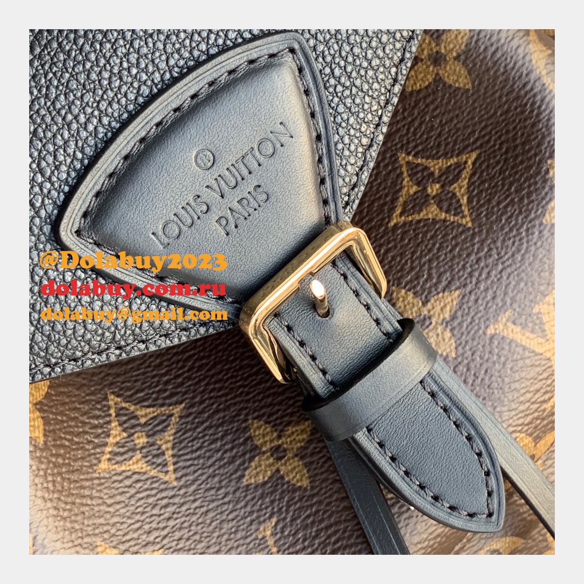 Louis Vuitton Replicas Montsouris PM Monogram M45515 BLACK
