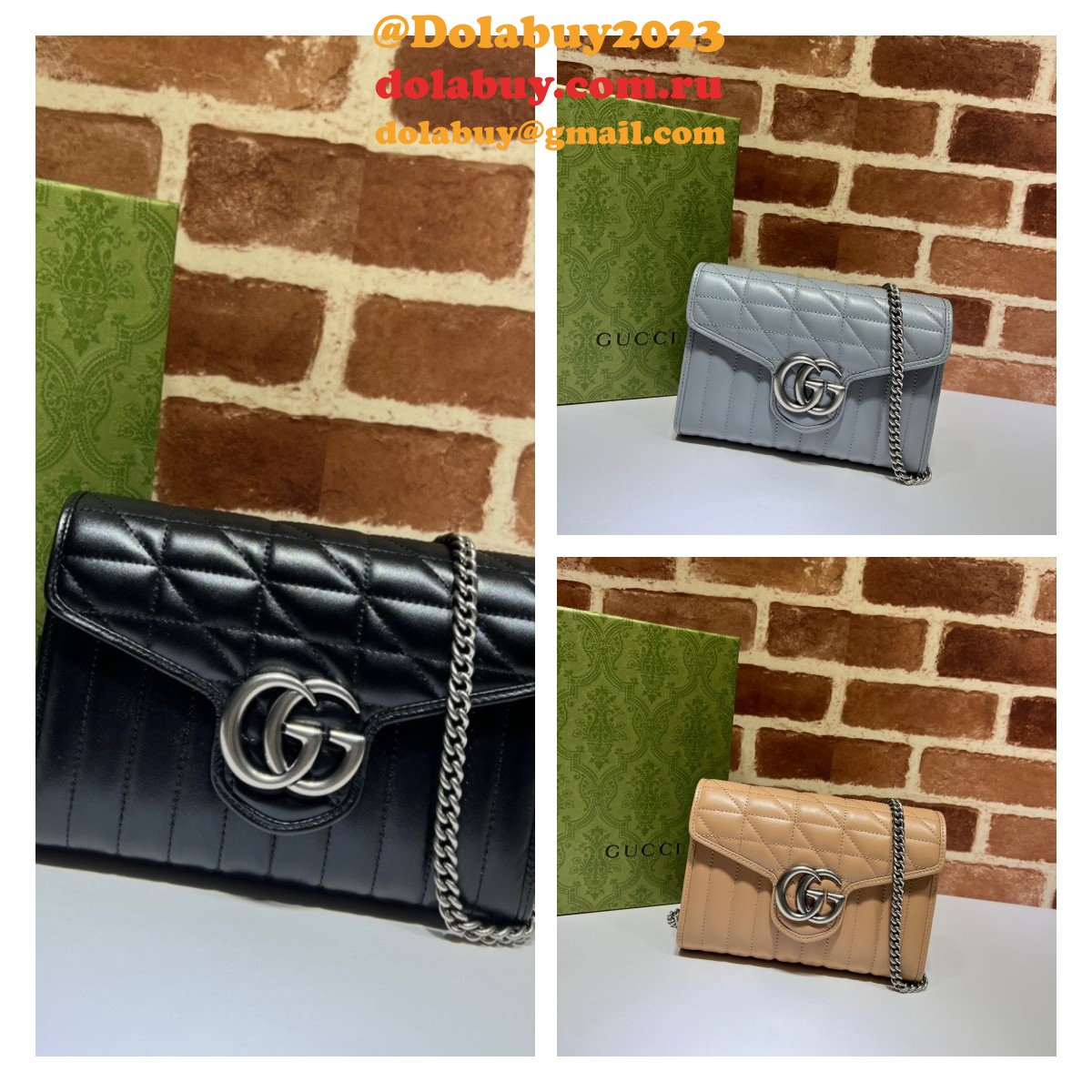 wholesale G*u*i uk 474575 gg marmont matelassé mini bag