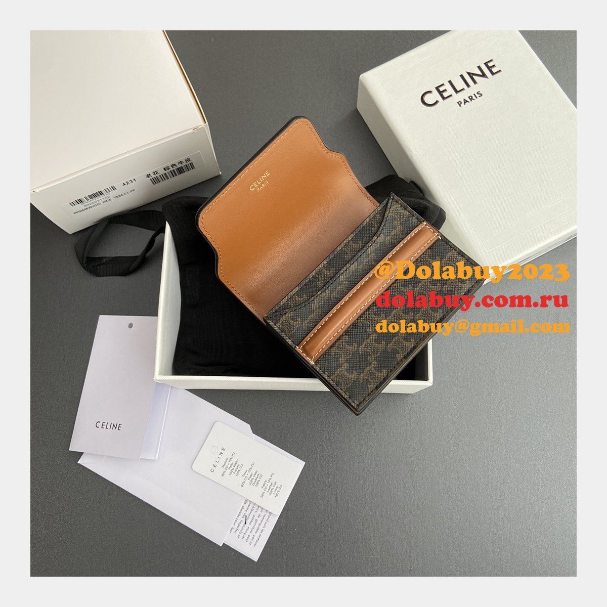 Top Quality celine TRIOMPHE wallet