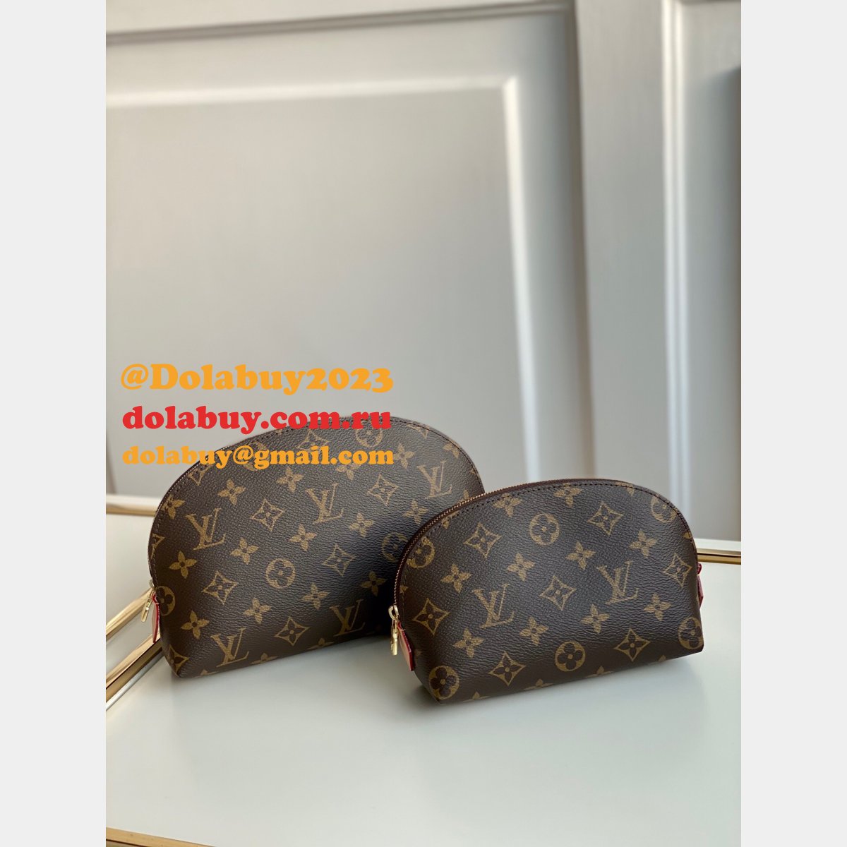 Fashion Louis Vuitton Replica Cosmetic Pouch M47515 Monograms