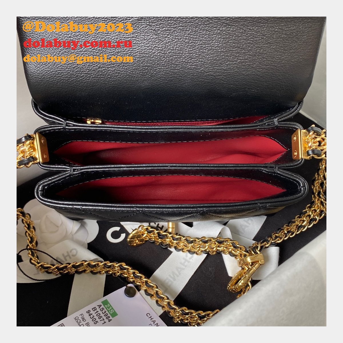 Designer Perfect AS3984 Matelasse Flap Replica Bag