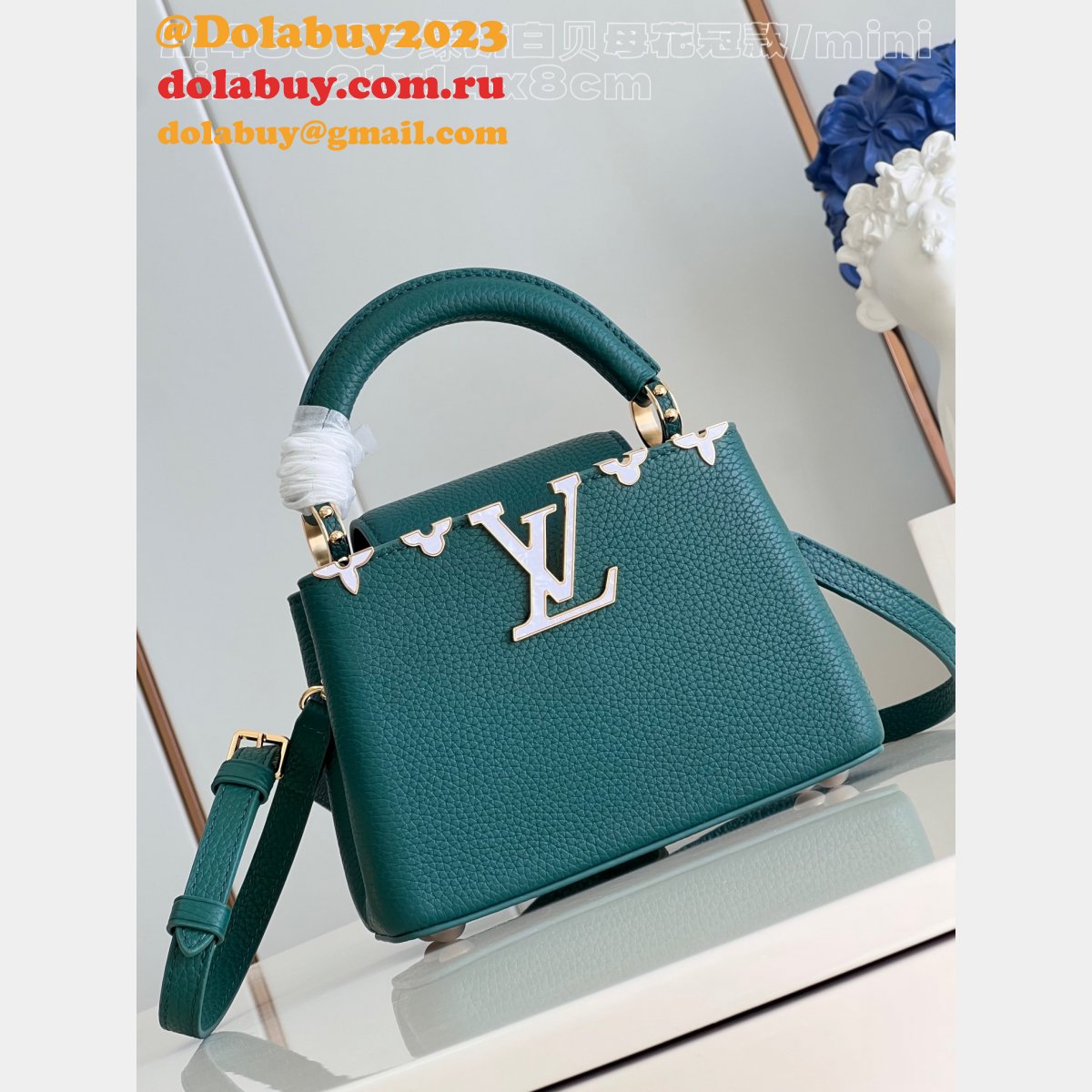 Wholesale M48865 The Capucines Designer Louis Vuitton Replica Bag