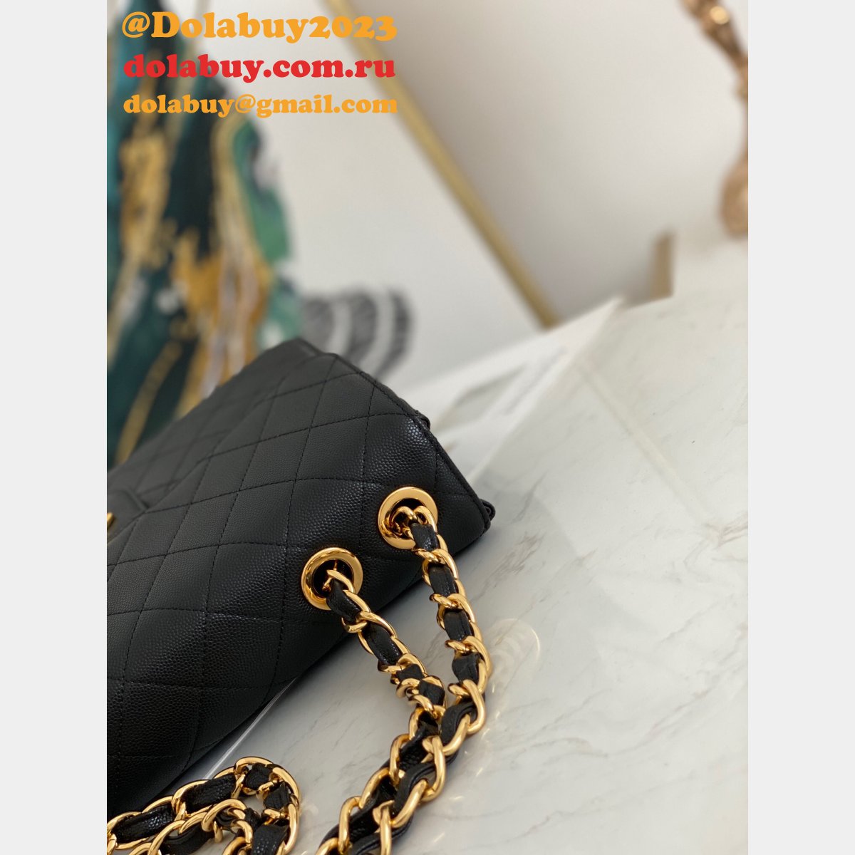 7 Star Site For Replica CC CF Black Bags Sale China