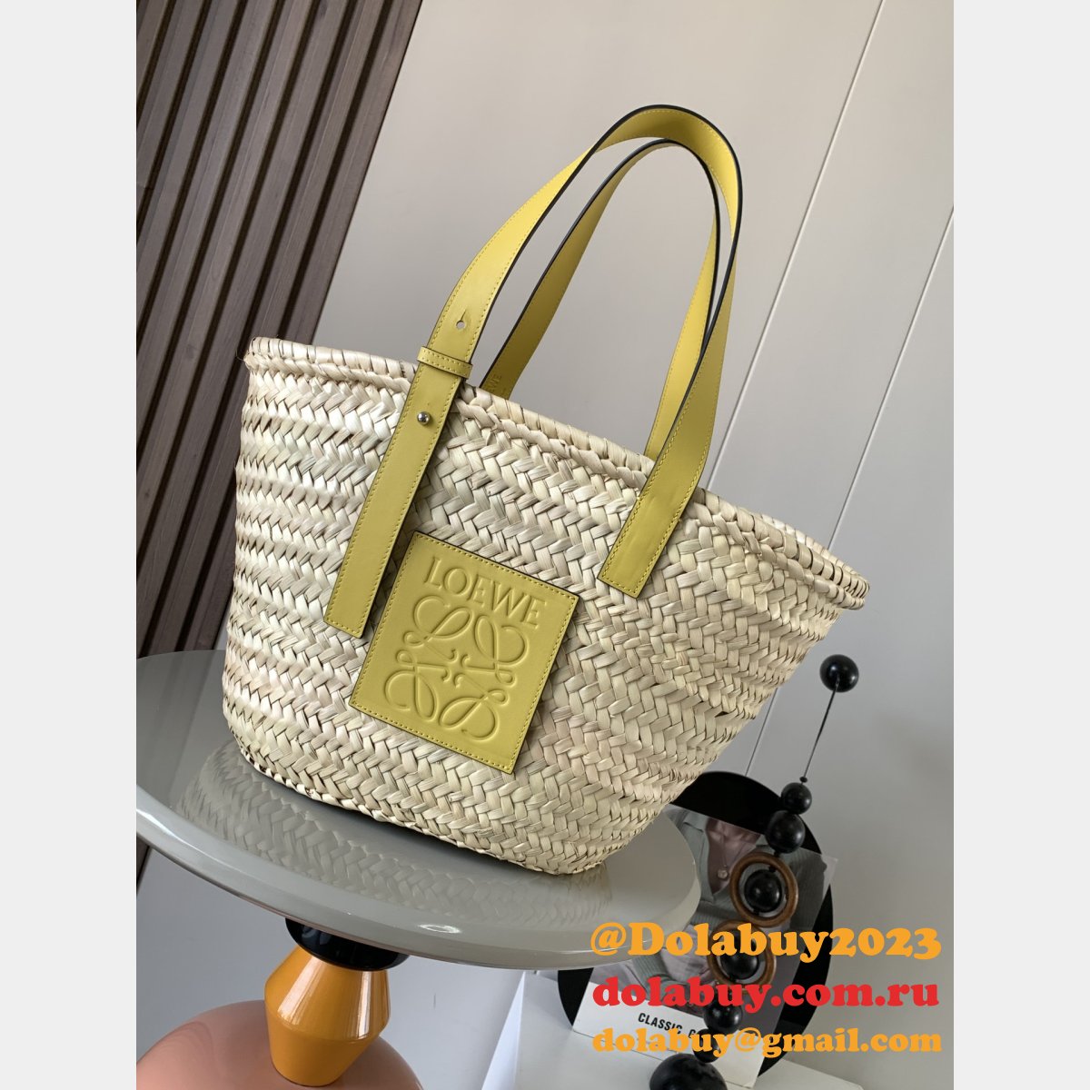 Designer loewe Basket beach handbag hot
