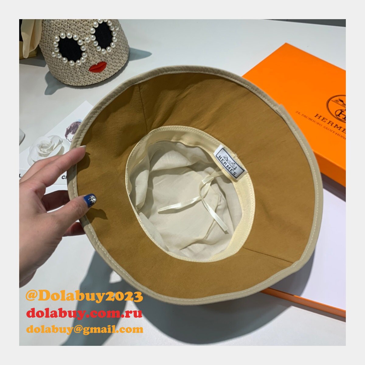 Hermes Top Quality H deduction Fishermans hat