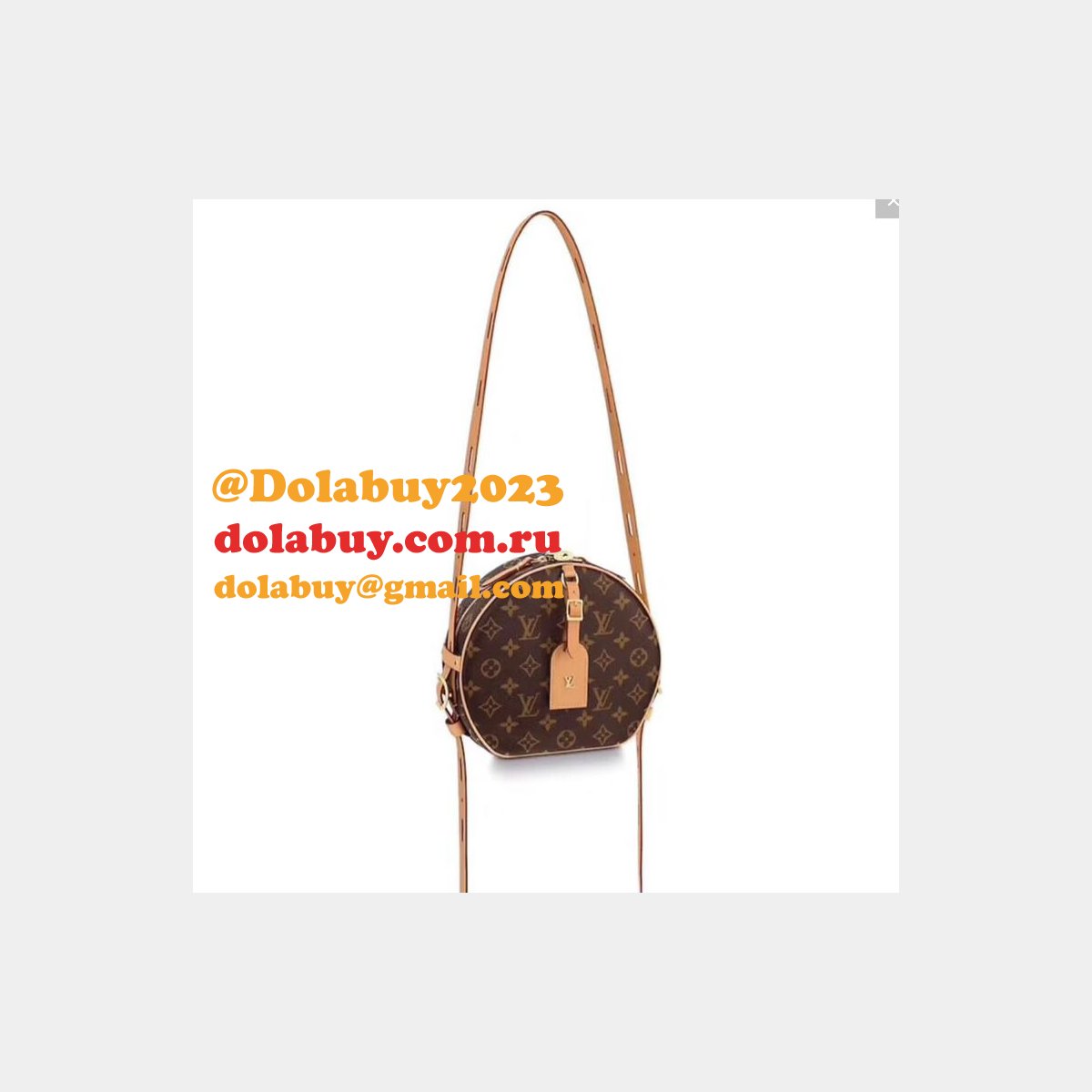 Designer Louis Vuitton Boite Chapeau Souple MM Monogram M52294 Brown