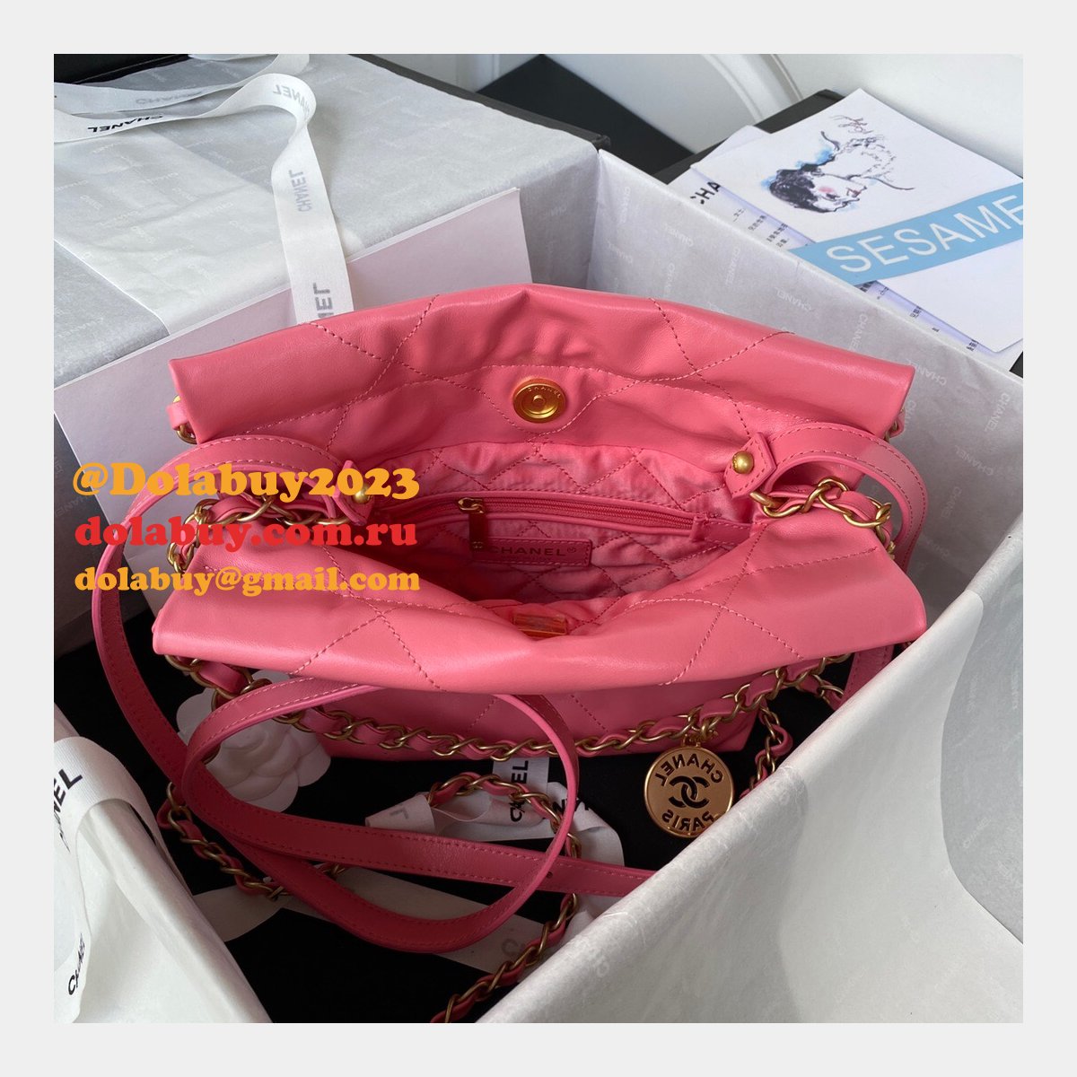 New Fashion AS3263 Shiny calfskin Designer Replica Handbag 20CM