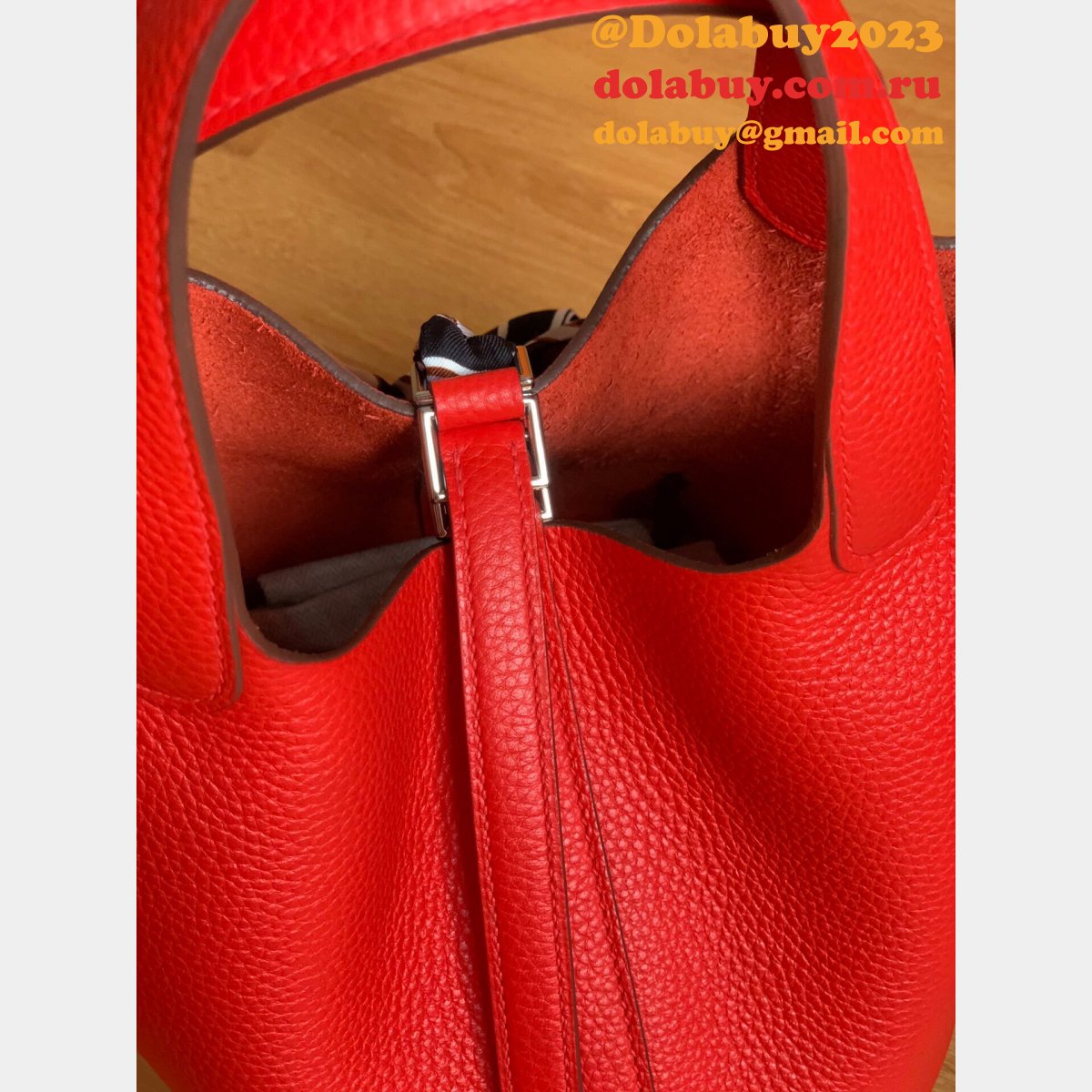 Hermes Replica Picotin Mm Clemens Fitting Red Bag
