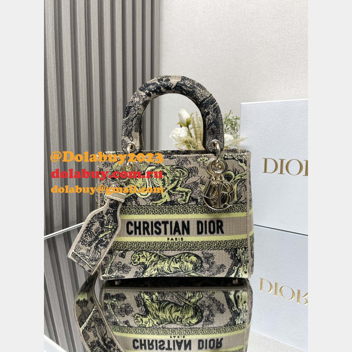 7 Star REPLICA LADY DIOR UK 24CM SHOULDER BAGS