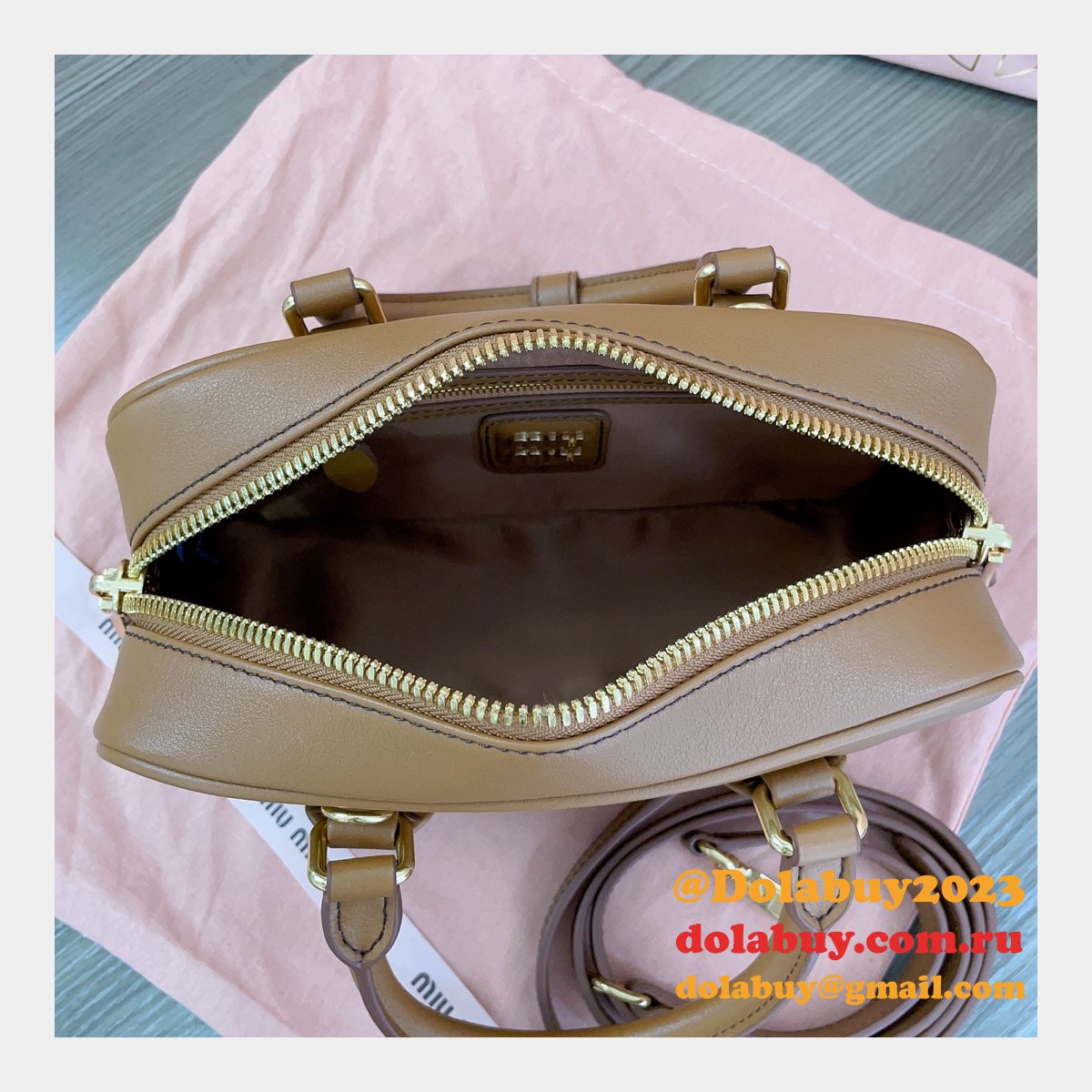 Wholesale Miu Miu Arcadie Leather Bag 5BB142