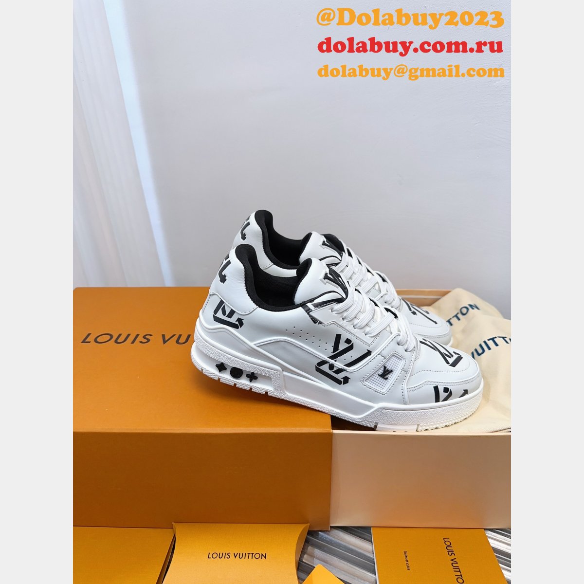 Louis Vuitton Replica Trainer Maxi Sneakers By Virgin Abloh