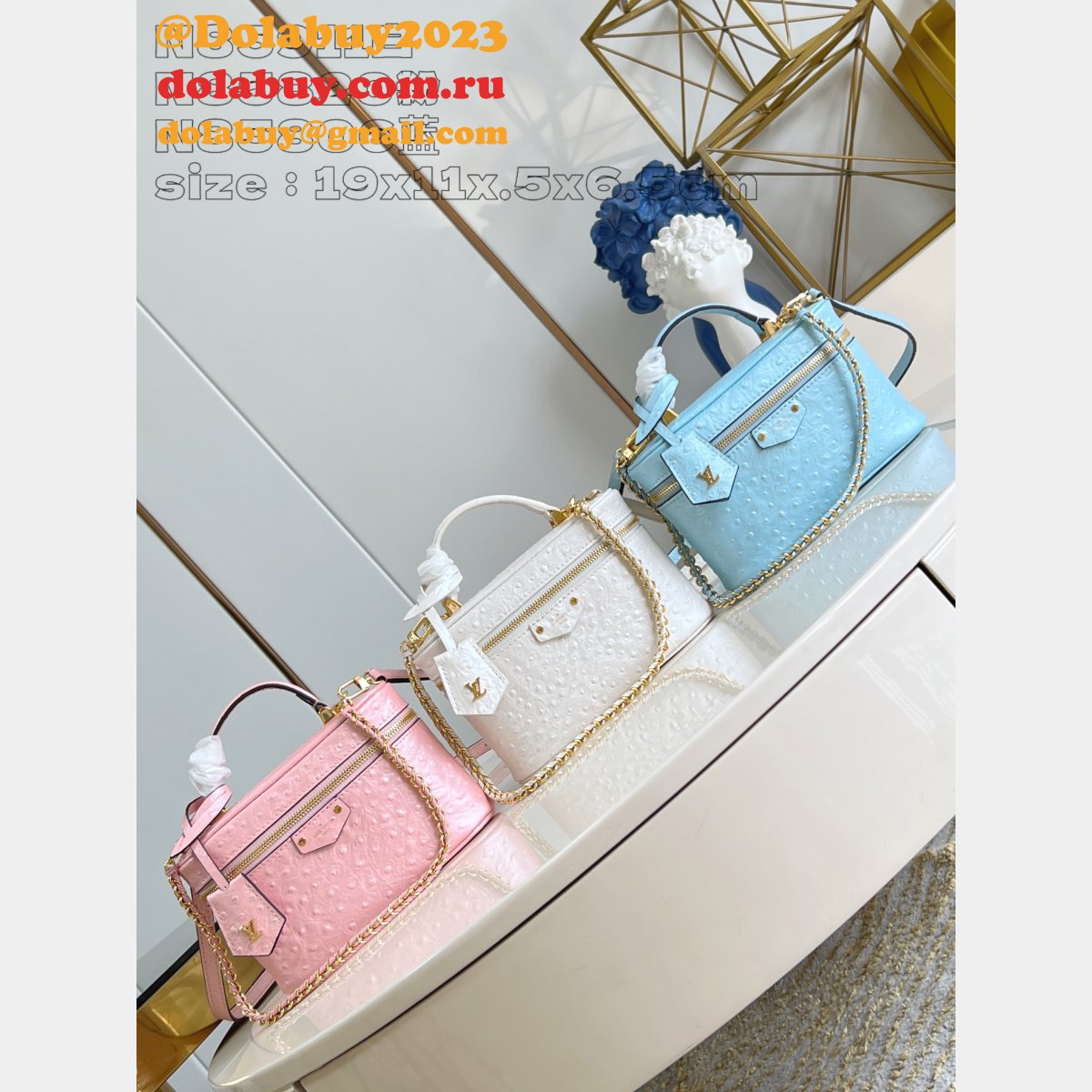 Inspired Vanity Chain Pouch N85820 7 Star Louis Vuitton Bag