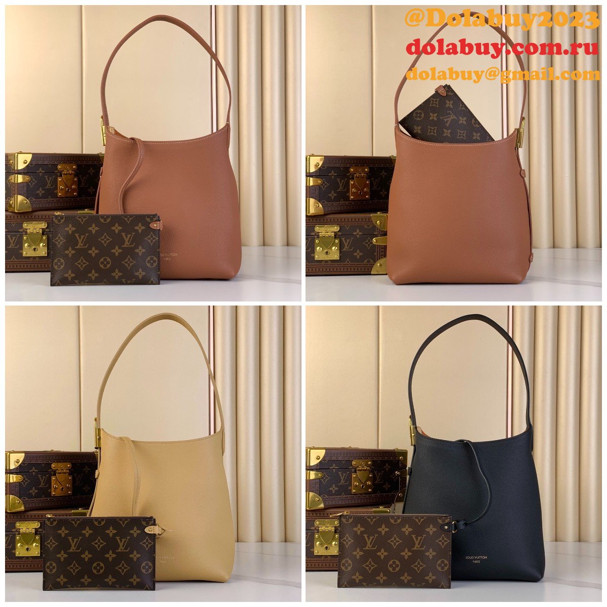 Fashion Low Key Hobo M25352/M25354 Knockoff Louis Vuitton Bag