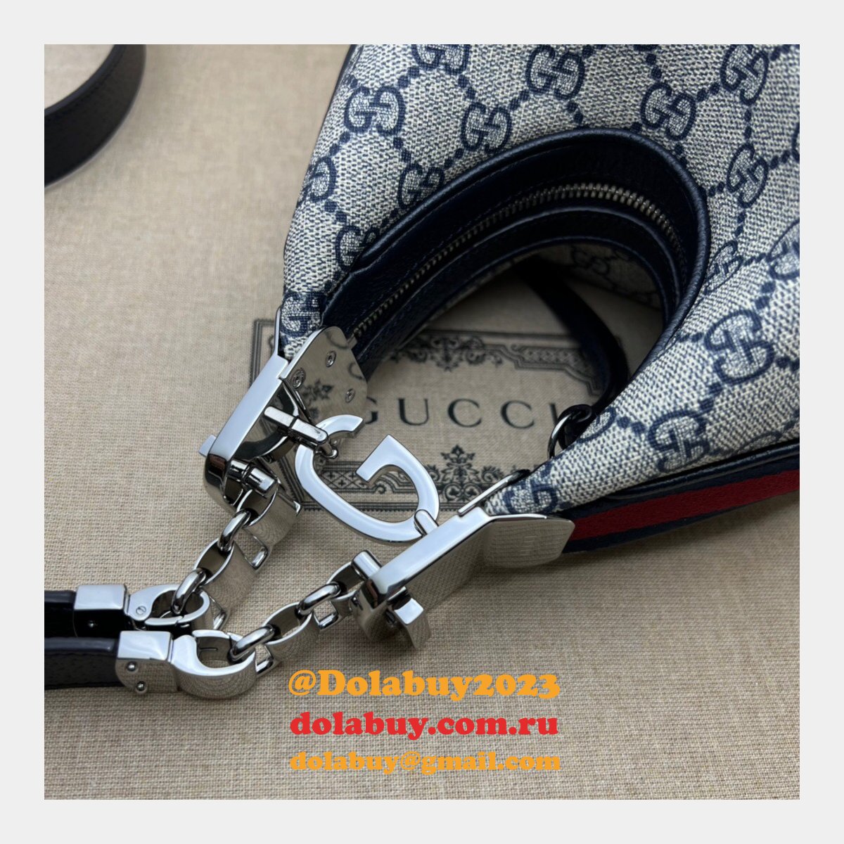 luxury G*u*i wholesale attache 699409 shoulder fake bag