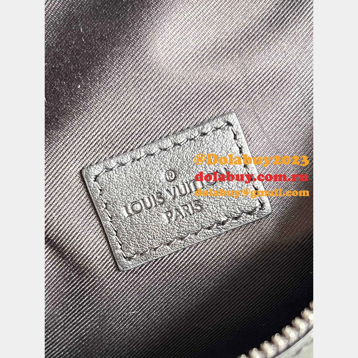 Louis Vuitton Designer M46035 Discovery Bumbag Monogram Eclipse Canvas
