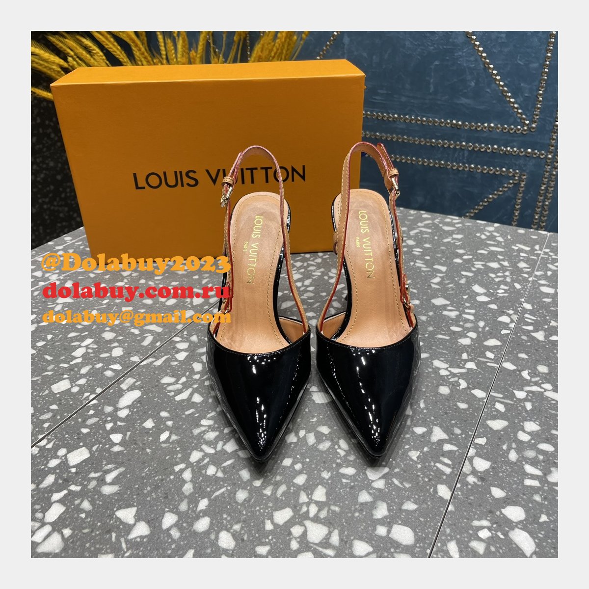 Replica LOUIS VUITTON Blossom Slingback Pump