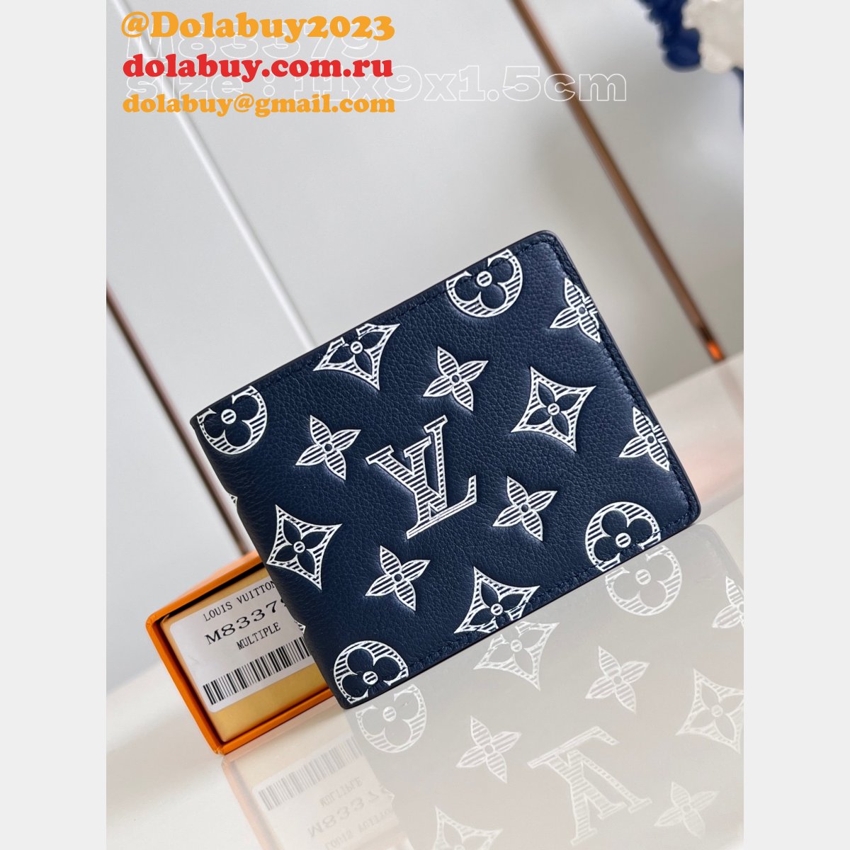 Inspired Brazza Multiple Pocket Organizer Zippy Wallet Vertical LV Bag