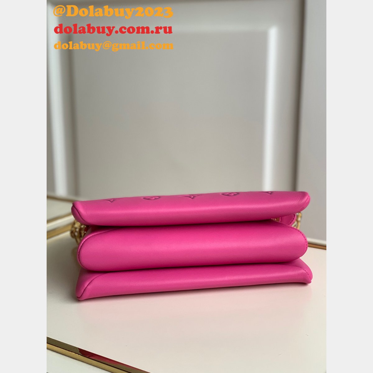 Quality Louis Vuitton Best Coussin PM H27 M58628/M58626 Pink/Blue Handbags