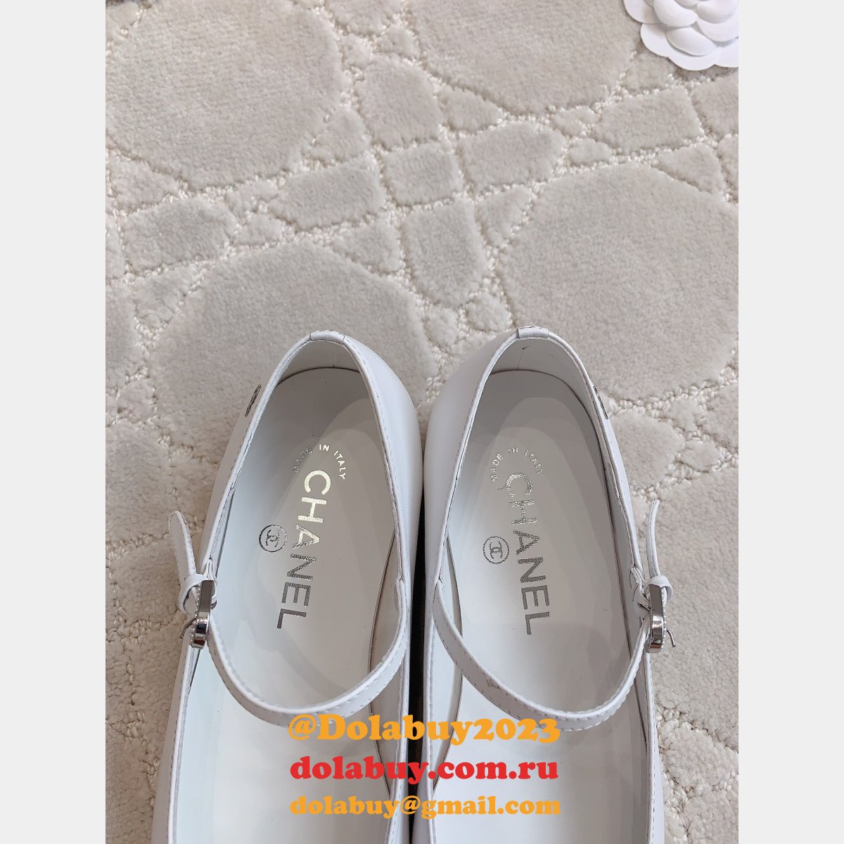 Luxury Chane L Designer 23s Mary Jane Shoes