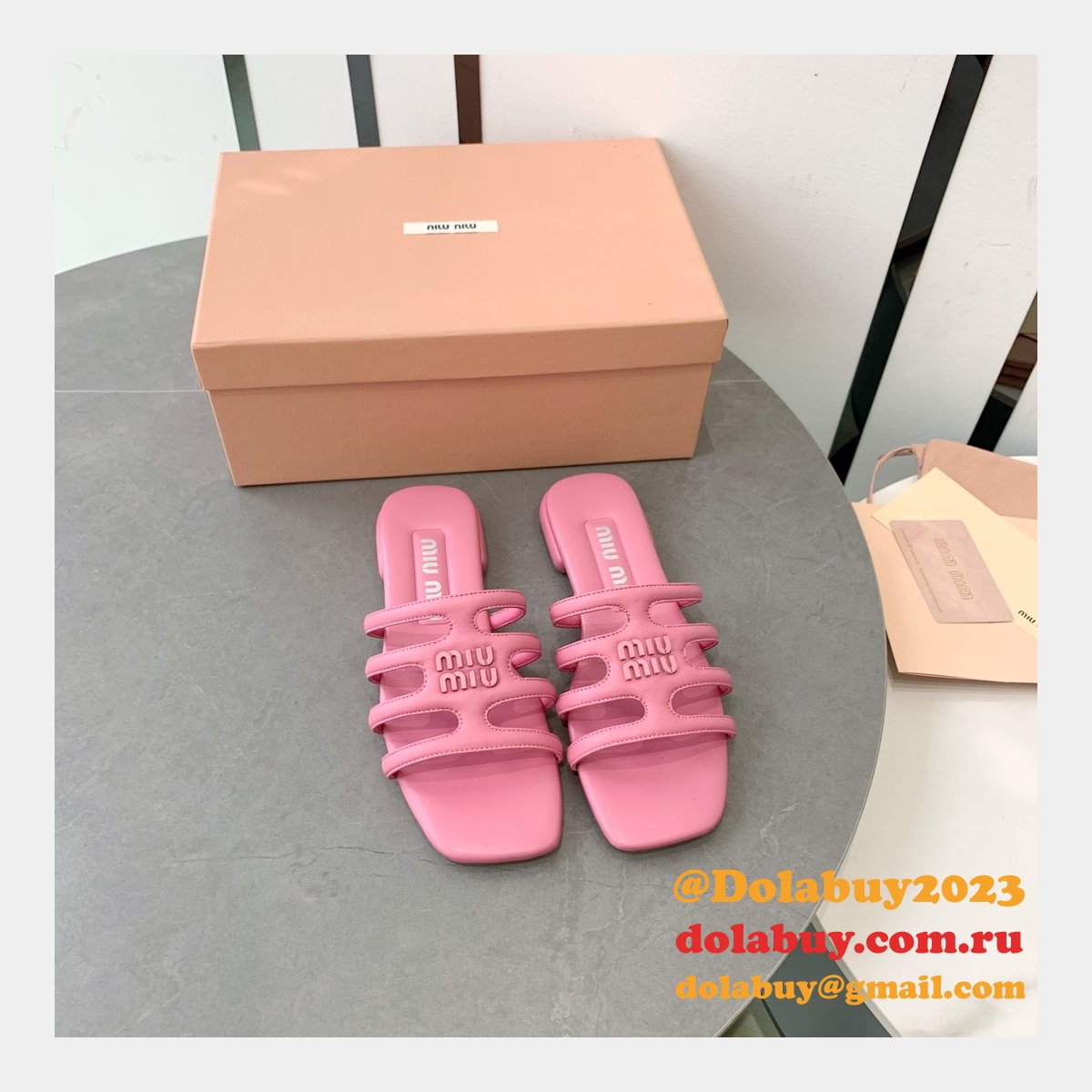 Wholesale MiuMiu Octopus Sandals Top Quality Shoes