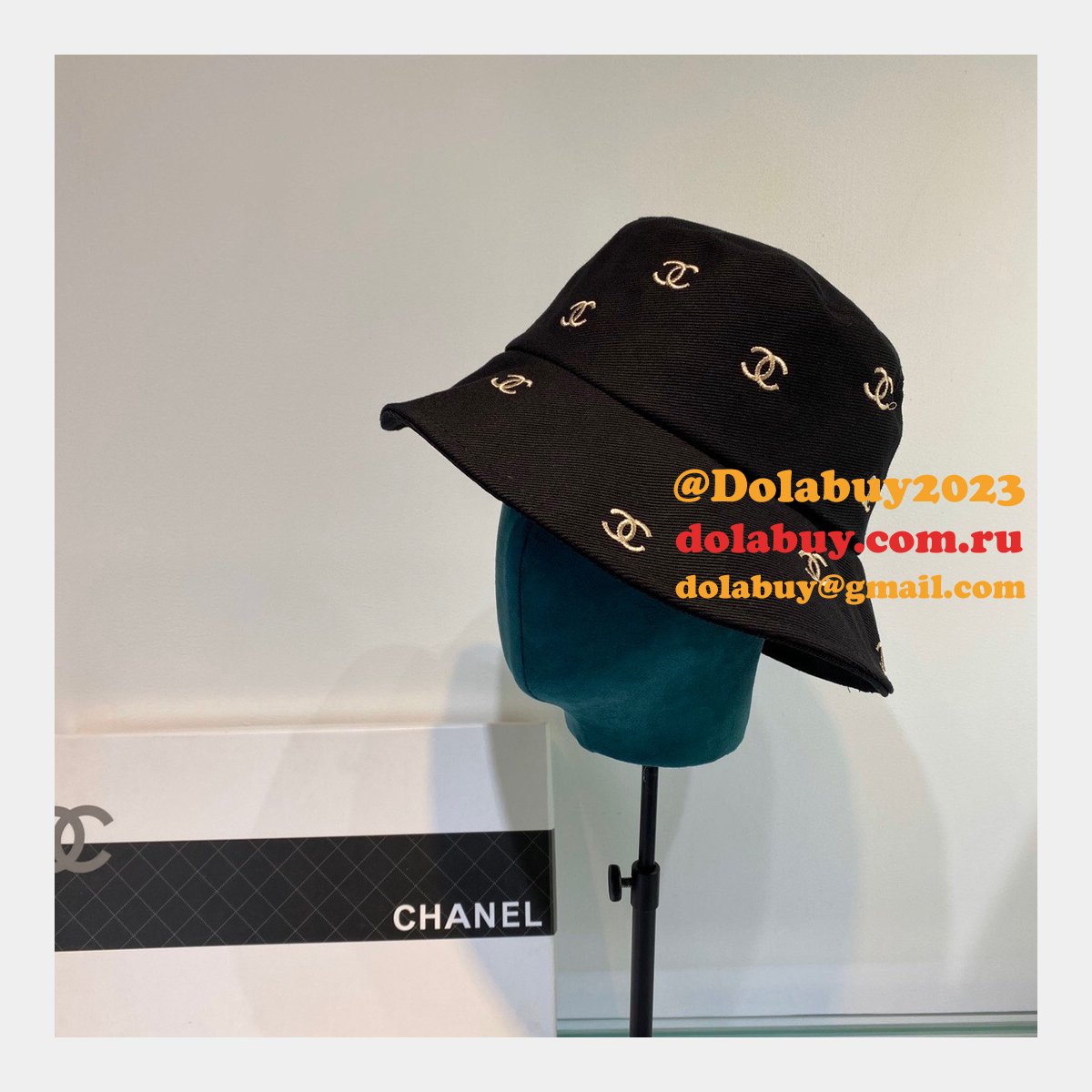 Knockoff CC Embroidered fisherman hat