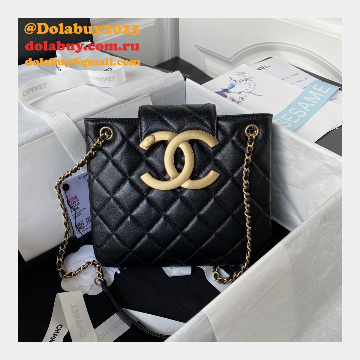 Shop Duplicate High Quality 2024 Cruise Shoulder Black AS4596 Bag