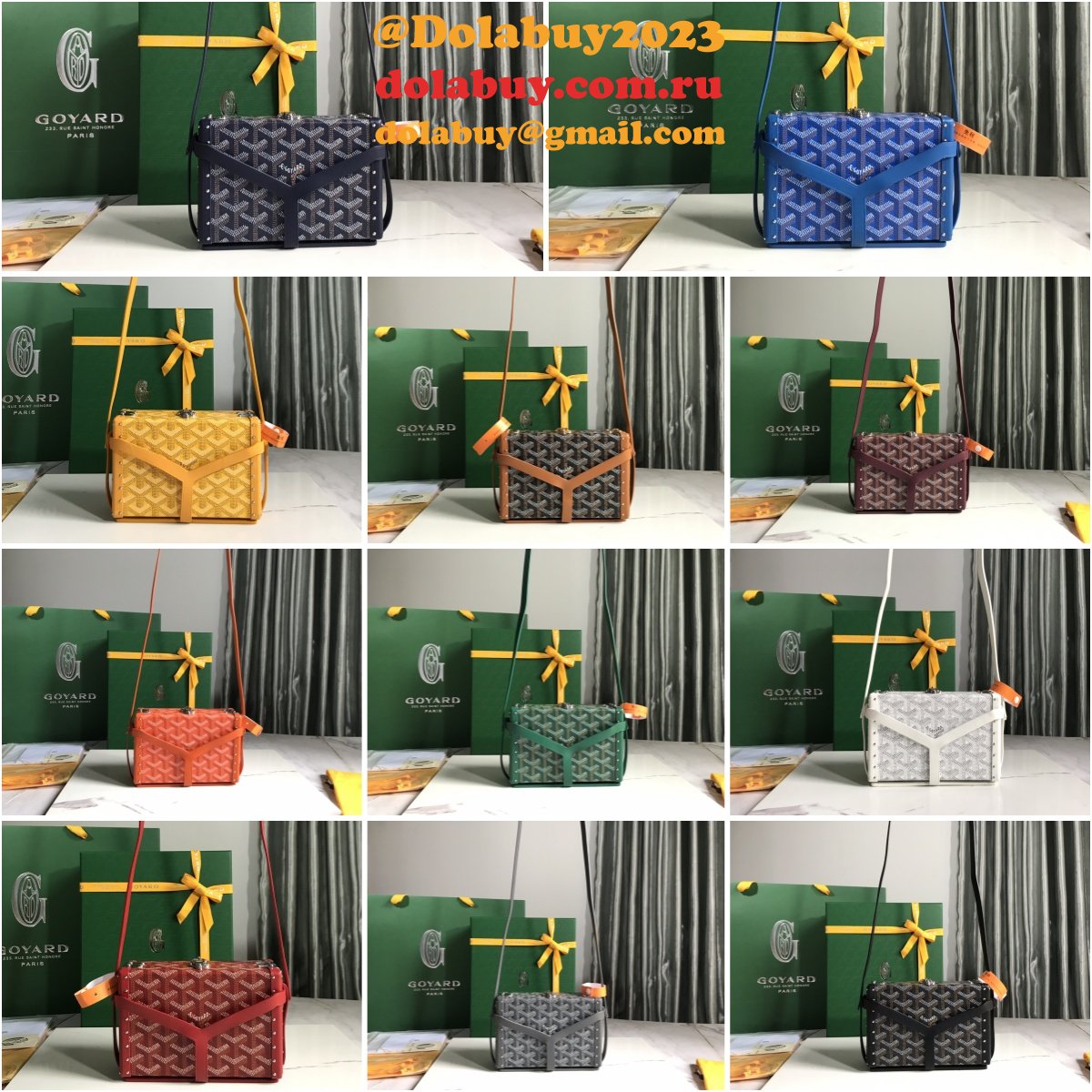 Best Quality 020177 Minaudière Goyardine Replica Goyard bags